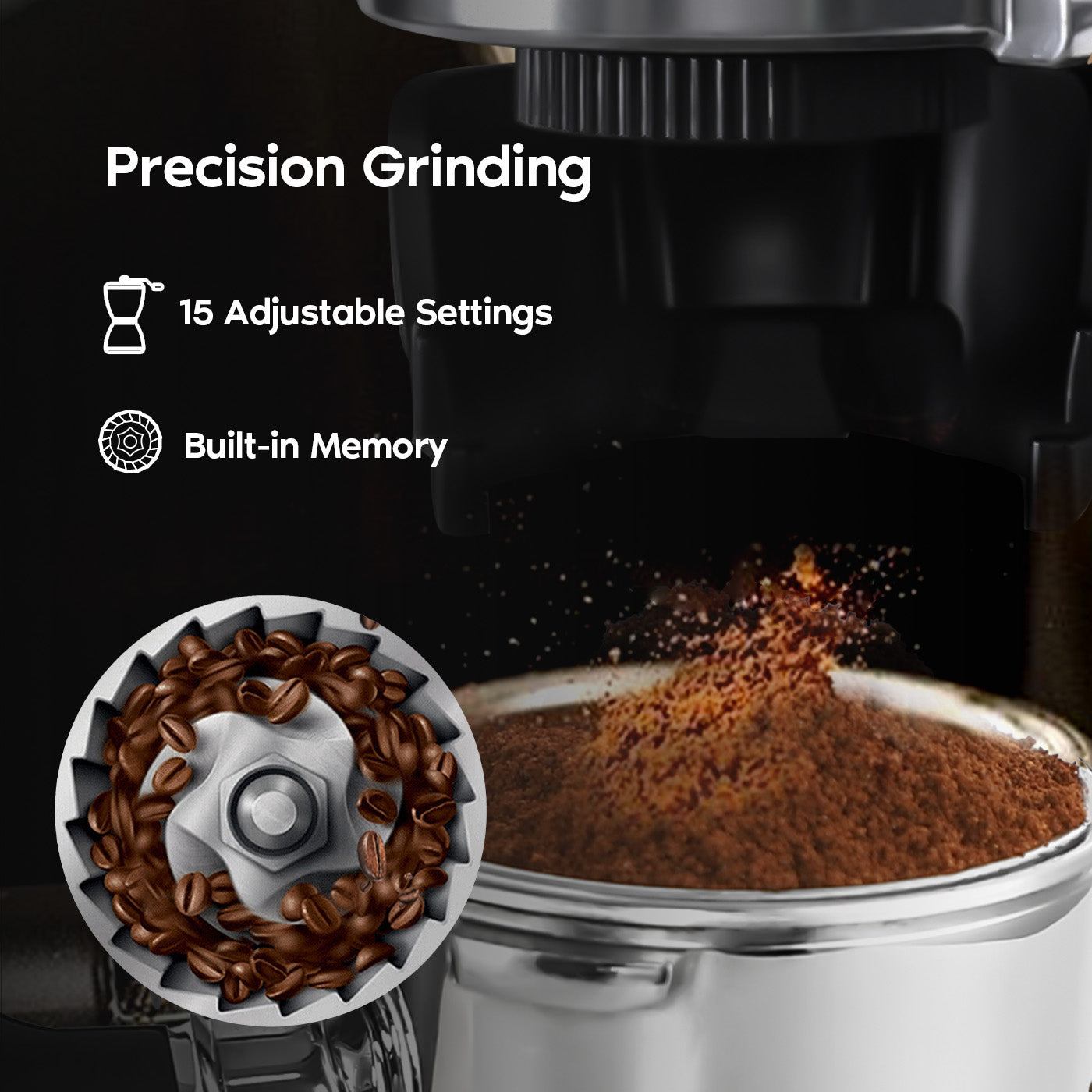 CASABREWS 5700Gense All-in-One Espresso Machine with Auto Grinding