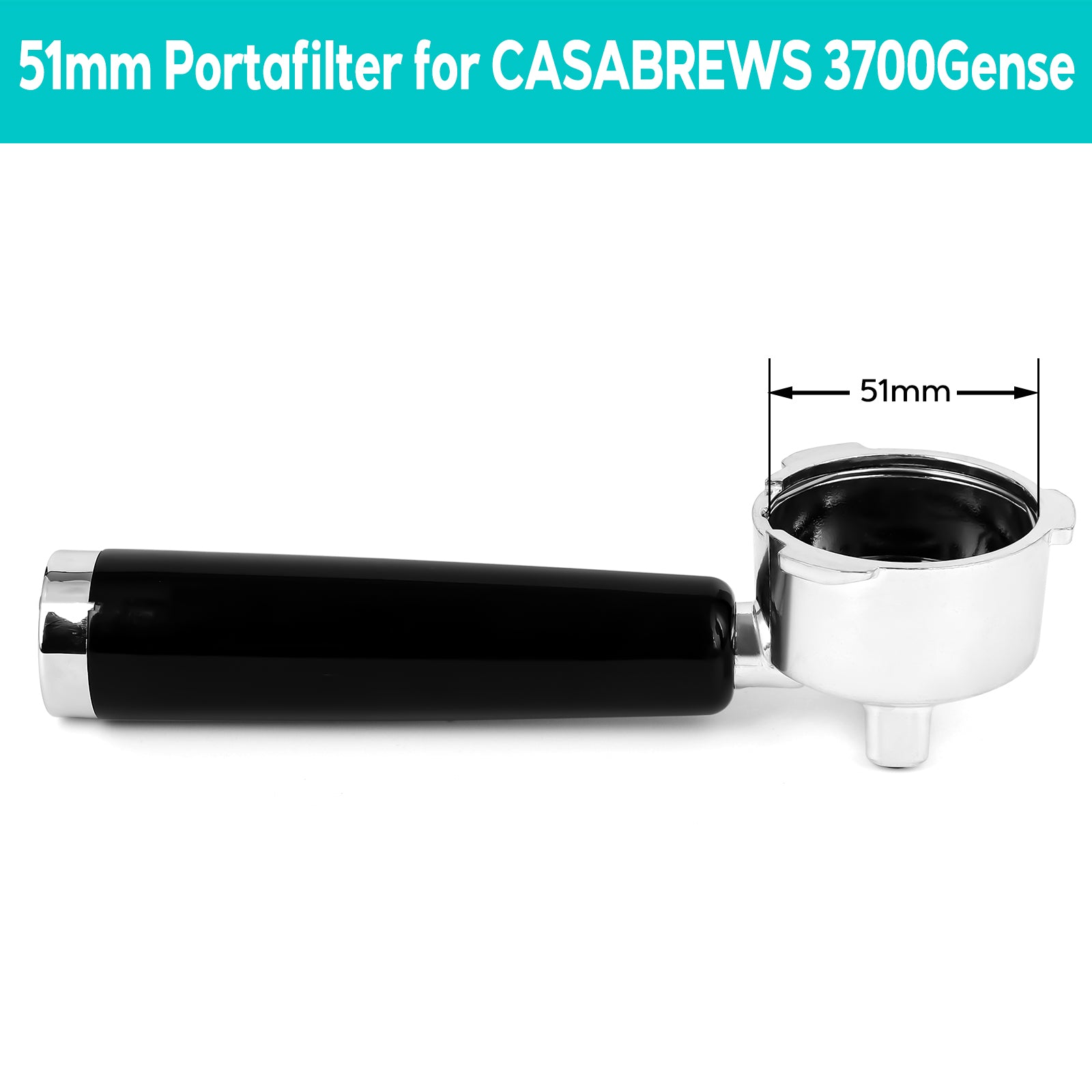 Casabrews Espresso Machine 3700 Series Aluminum Portafilter