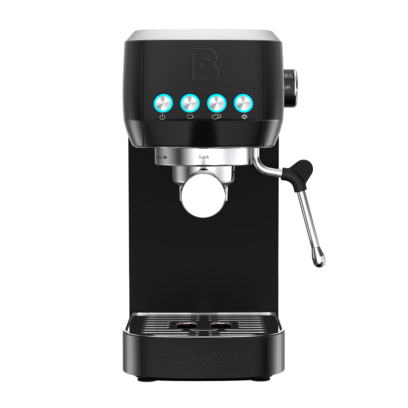 CASABREWS 3700ESSENTIAL™ 20-Bar Espresso Coffee Machine with Space Saving Design