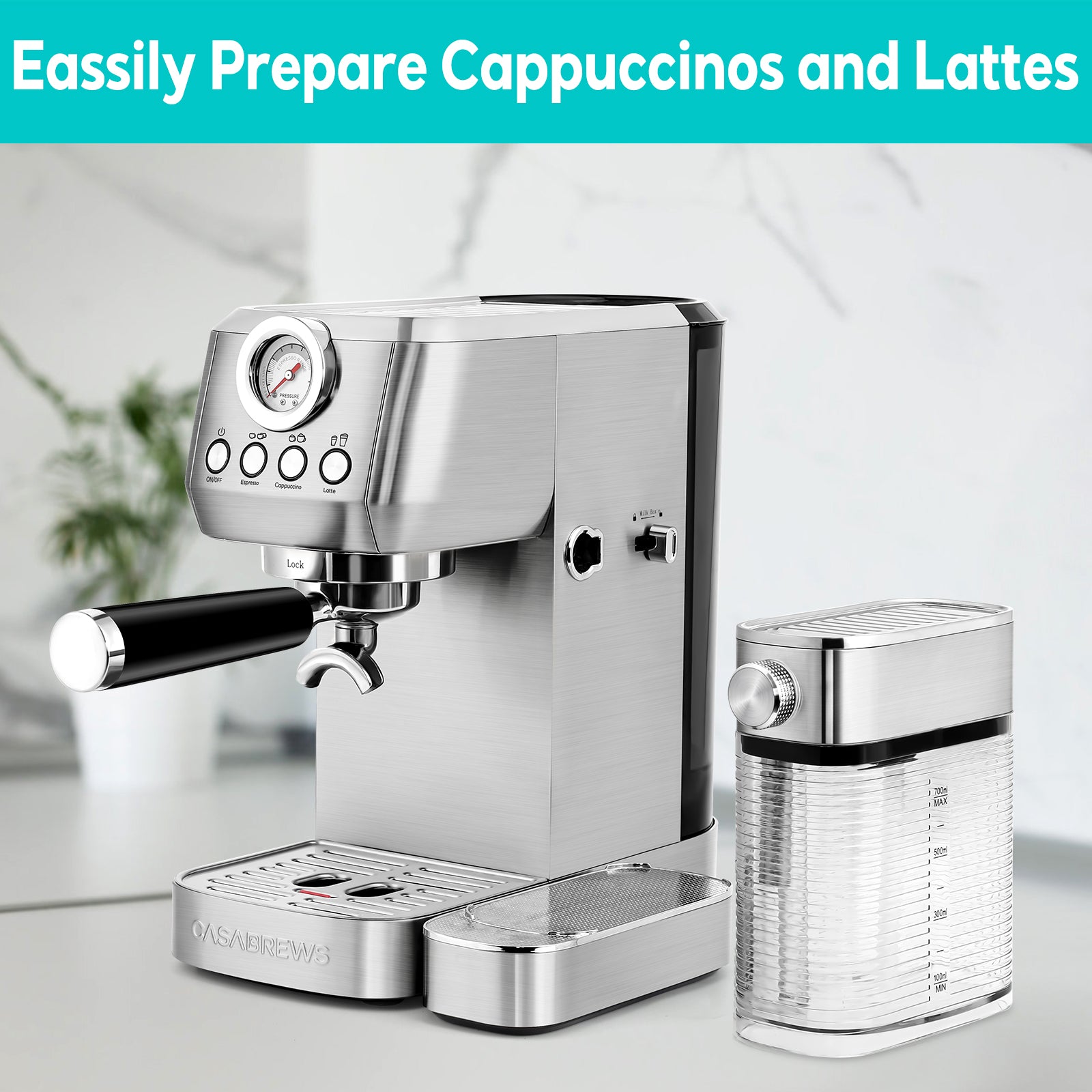 Casabrews Espresso Machine Series 3700 Milk Tank