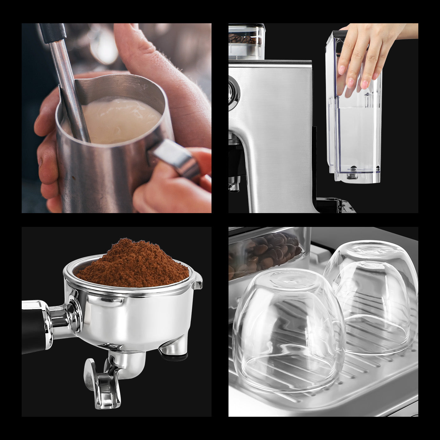 CASABREWS 5700Gense All-in-One Espresso Machine with Auto Grinding