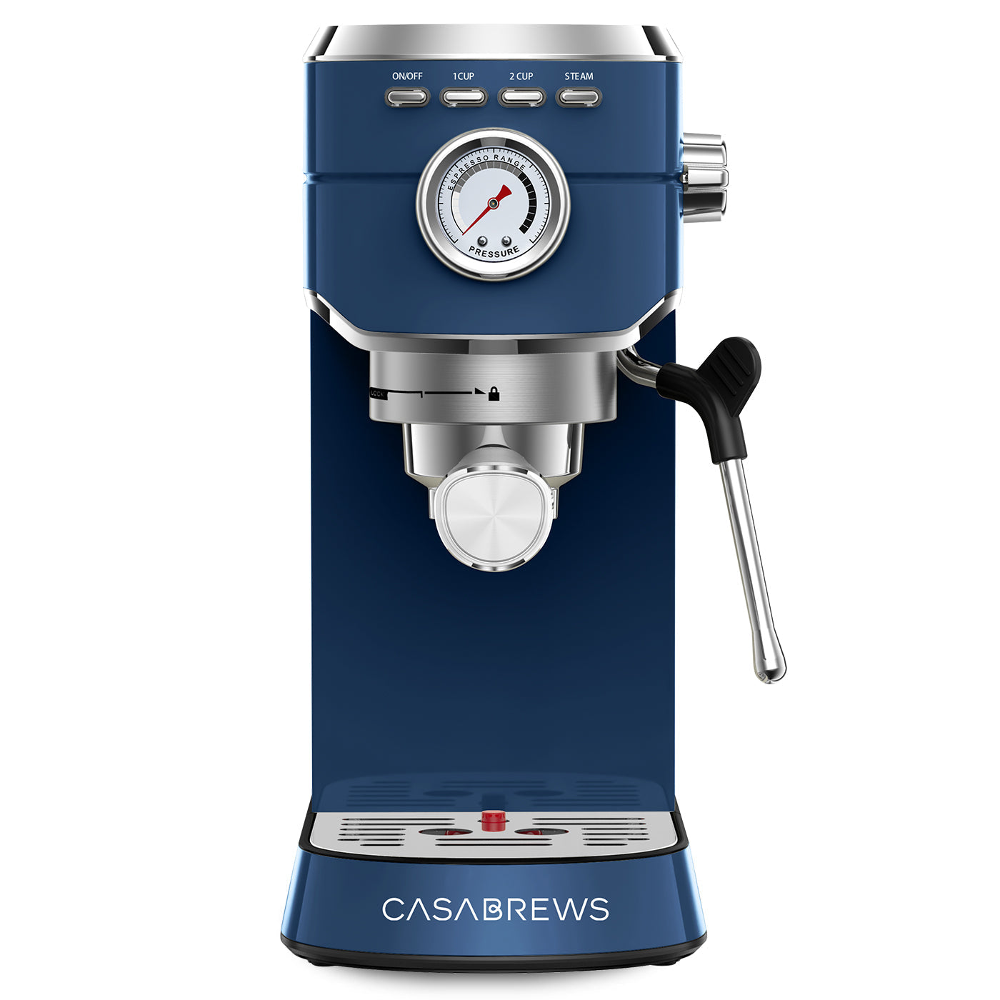CASABREWS CM5418™ Compact 20-Bar Espresso Machine with Stainless Steel Milk Frother Steam Wand