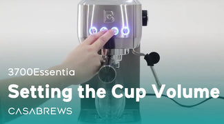How to Set the Cup Volume for 3700Essential?