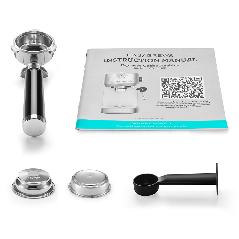 3700GENSE™ Barista Quality Espresso Machine with Steam Wand Pressure ...