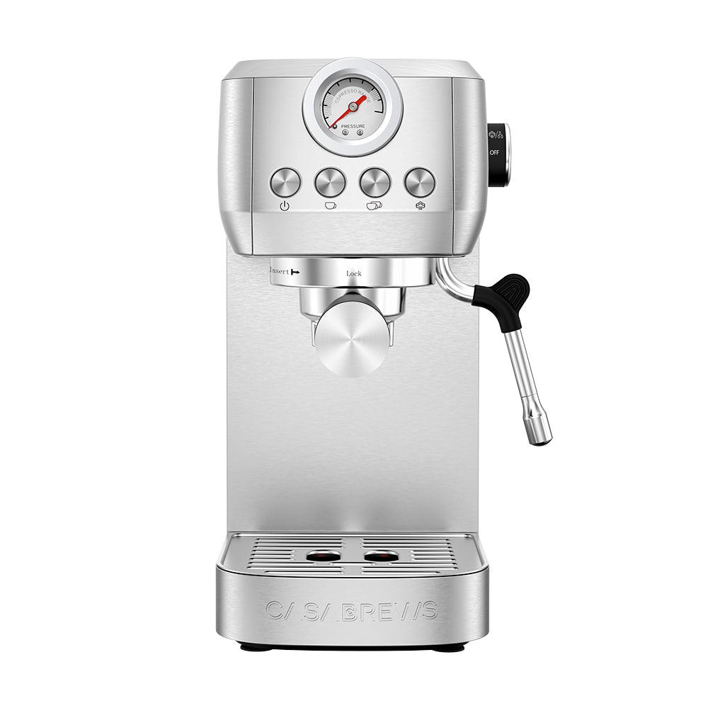 3700GENSE™ Barista Quality Espresso Machine with Steam Wand Pressure Gauge