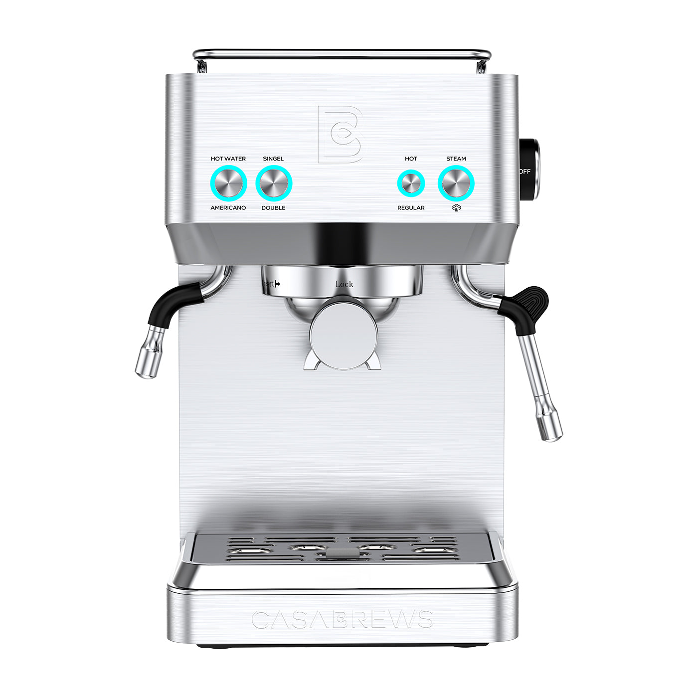 CASABREWS 4700GENSE™ 20-Bar Espresso & Americano Maker with Steam Wand & Temperature Control