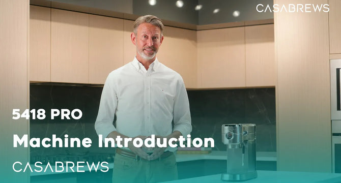 5418 PRO™ Espresso Machine Introduction