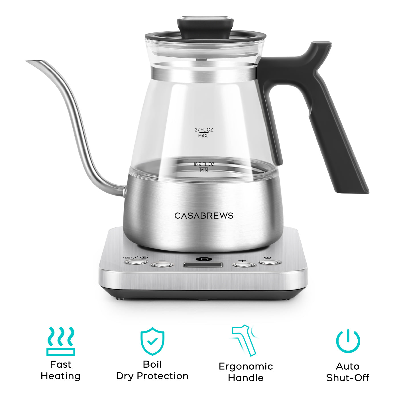 Gooseneck Electric Kettle – Casabrews Brands Inc.