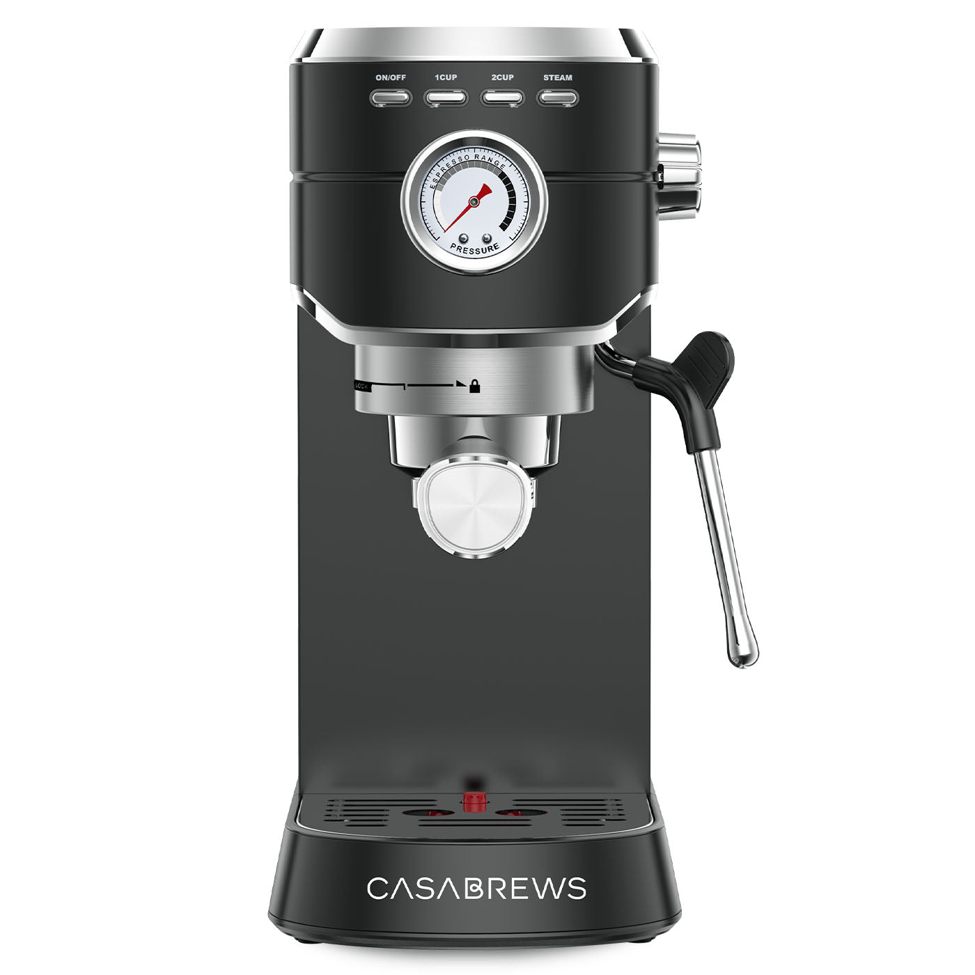 CASABREWS CM5418 Compact 20-Bar Espresso Machine with Stainless Steel Milk Frother